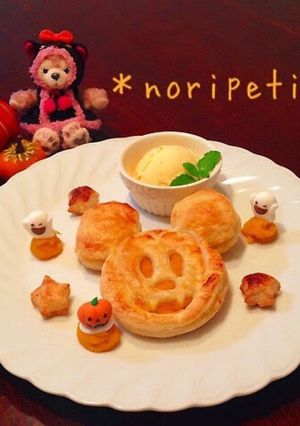 パイシートde簡単かぼちゃクリームパイ♡-レシピのメイン写真