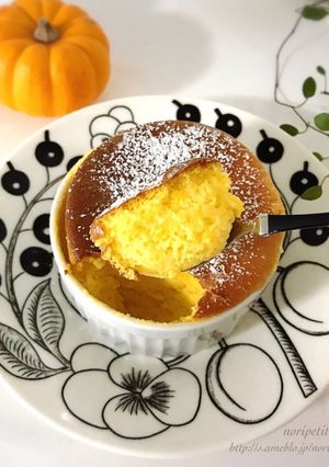 熱々でも冷めても美味しい♡かぼちゃスフレ-レシピのメイン写真