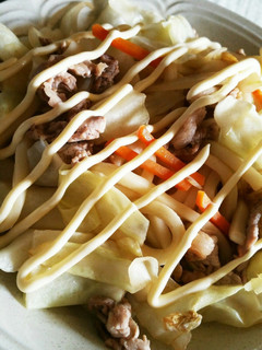 我が家の☆マヨネーズde焼きうどん-レシピのメイン写真