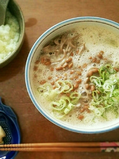 三度美味しい♡茶碗蒸し風おろし納豆蕎麦-レシピのメイン写真
