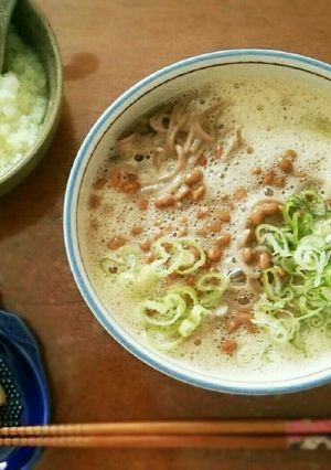 三度美味しい♡茶碗蒸し風おろし納豆蕎麦-レシピのメイン写真
