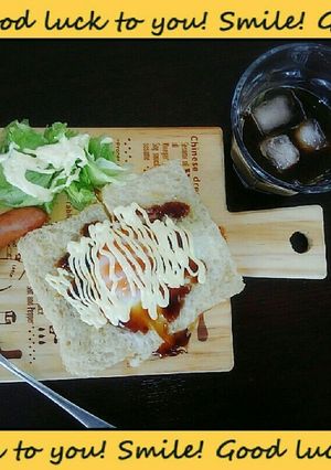 目玉焼きトースト-レシピのメイン写真