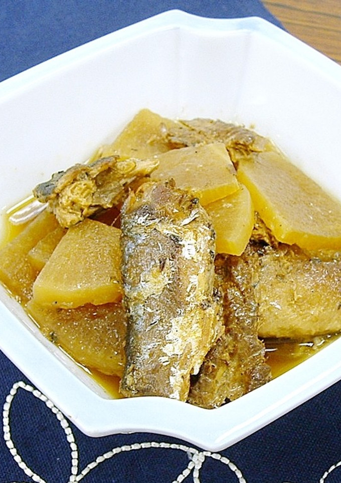 缶詰でかんたん☆いわしと大根の煮物-レシピのメイン写真