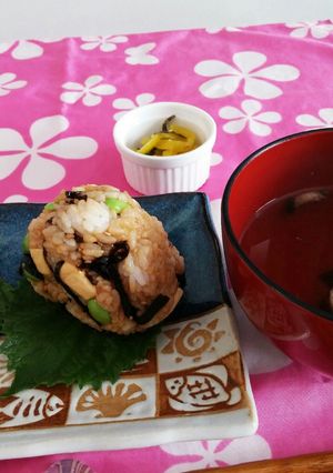 枝豆&昆布&チーズのおにぎり-レシピのメイン写真