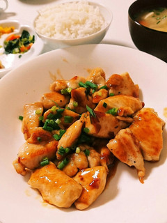 鶏むね肉の梅照り焼き-レシピのメイン写真