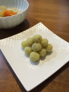 お月見さつまいも団子 離乳食8ヶ月-レシピのメイン写真
