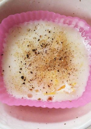メッチャ簡単♡レンジde目玉焼き♪-レシピのメイン写真