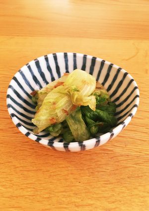 レタスのおひたし 包丁まな板鍋不要-レシピのメイン写真