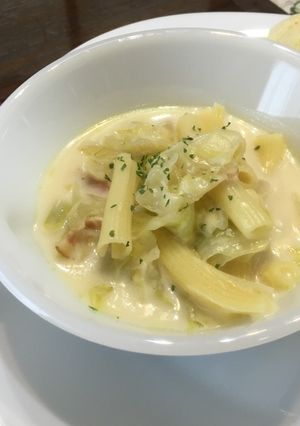 キャベツのチーズクリームパスタ-レシピのメイン写真