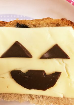 子供と一緒に♪ハロウィンのトースト-レシピのメイン写真