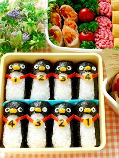 運動会のお弁当☆キャラ弁☆みんな金メダル-レシピのメイン写真