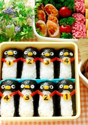 運動会のお弁当☆キャラ弁☆みんな金メダル-レシピのメイン写真