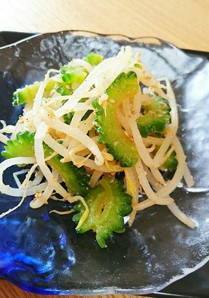 揉んで10分！ゴーヤとモヤシのナムル-レシピのメイン写真