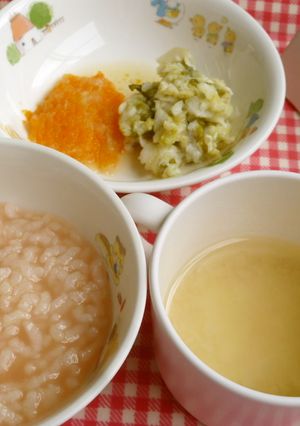 保育園離乳食７～８か月ごろ③トマト・魚-レシピのメイン写真