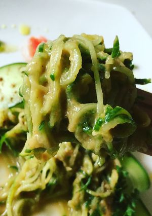 ベジパスタ♡アボカドトマトカレーソース♡-レシピのメイン写真