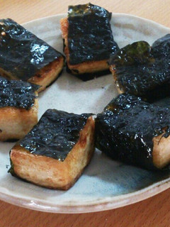 ごま油香る豆腐の磯部巻き(韓国のり使用)-レシピのメイン写真