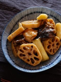 鶏肉とレンコンの甘辛炒め-レシピのメイン写真