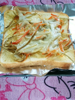 きんぴらトースト-レシピのメイン写真