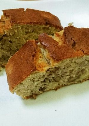 まぜて焼くだけ☆くるみ入りバナナケーキ-レシピのメイン写真