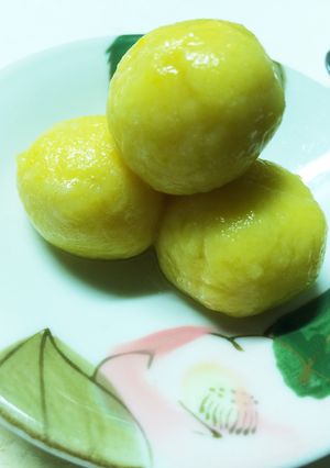 白玉かぼちゃ団子-レシピのメイン写真