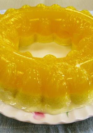 オレンジ風味のミルクゼリー-レシピのメイン写真