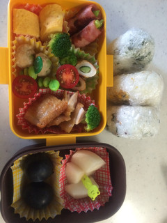 息子へのガンバレ弁当-レシピのメイン写真