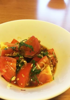 夏の薬味のトマトサラダ-レシピのメイン写真