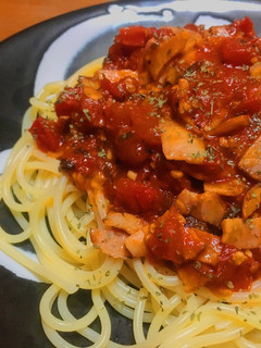 自家製トマトソースのパスタ♡-レシピのメイン写真
