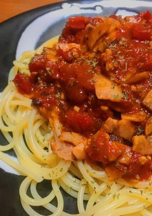 自家製トマトソースのパスタ♡-レシピのメイン写真