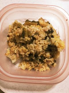 ゴーヤ佃煮リメイク☆ゴーヤチャーハン-レシピのメイン写真
