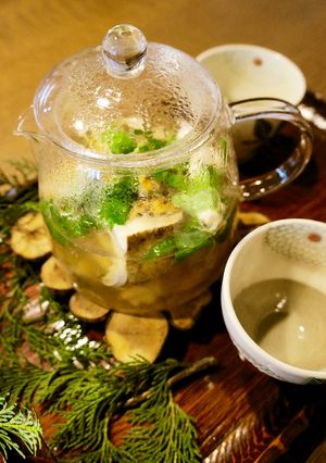ティーポットでも◎♪松茸の土瓶蒸し-レシピのメイン写真