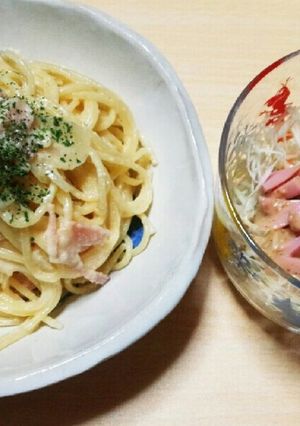 簡単ガルボナーラ-レシピのメイン写真