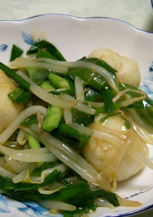 白身魚団子とにらもやしのカレー風味-レシピのメイン写真