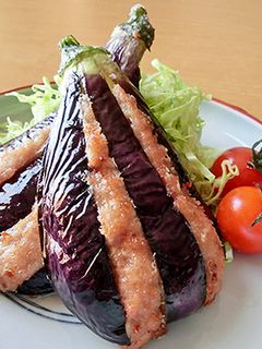ボリューム満点!ナスはさみ焼き-レシピのメイン写真