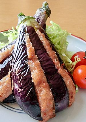 ボリューム満点！ナスはさみ焼き-レシピのメイン写真