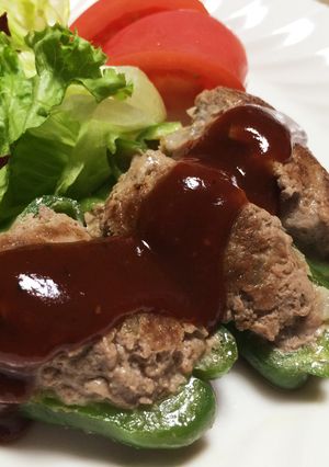 大好き☆ピーマンの肉詰め☆-レシピのメイン写真