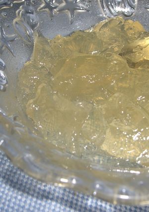 桃缶シロップでぷるぷるゼリー☆-レシピのメイン写真