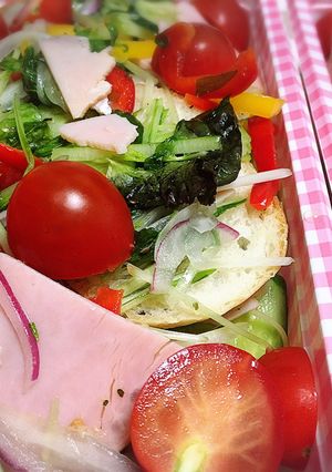 おしゃれde簡単パンサラダ-レシピのメイン写真
