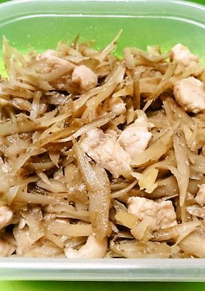 ＊納豆のたれで鶏とごぼうのうま煮＊-レシピのメイン写真