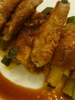 ズッキーニの豚肉巻き♪-レシピのメイン写真