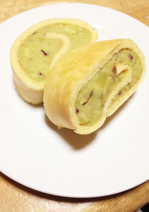 さつまいものロールケーキ-レシピのメイン写真