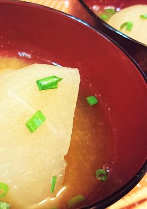 リメイク★時短【ふろふき大根の味噌汁】♪-レシピのメイン写真