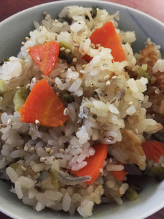 ♡ほんのり苦味♡ゴーヤの炊き込みご飯♡-レシピのメイン写真