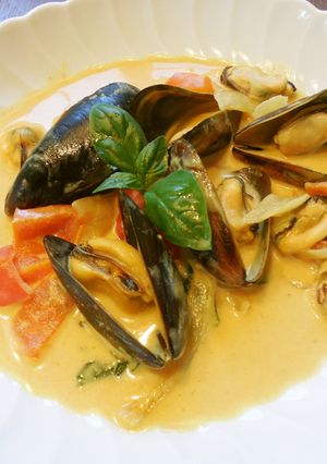 ムール貝のココナッツカレー-レシピのメイン写真
