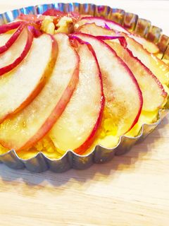 秋ですね♪スイートポテトとりんごのタルト-レシピのメイン写真
