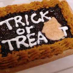 รูปของ スライス生チョコでハロウィンクッキー