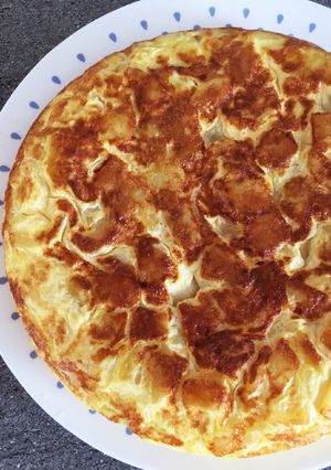 スペイン人直伝のスパニッシュオムレツ-レシピのメイン写真