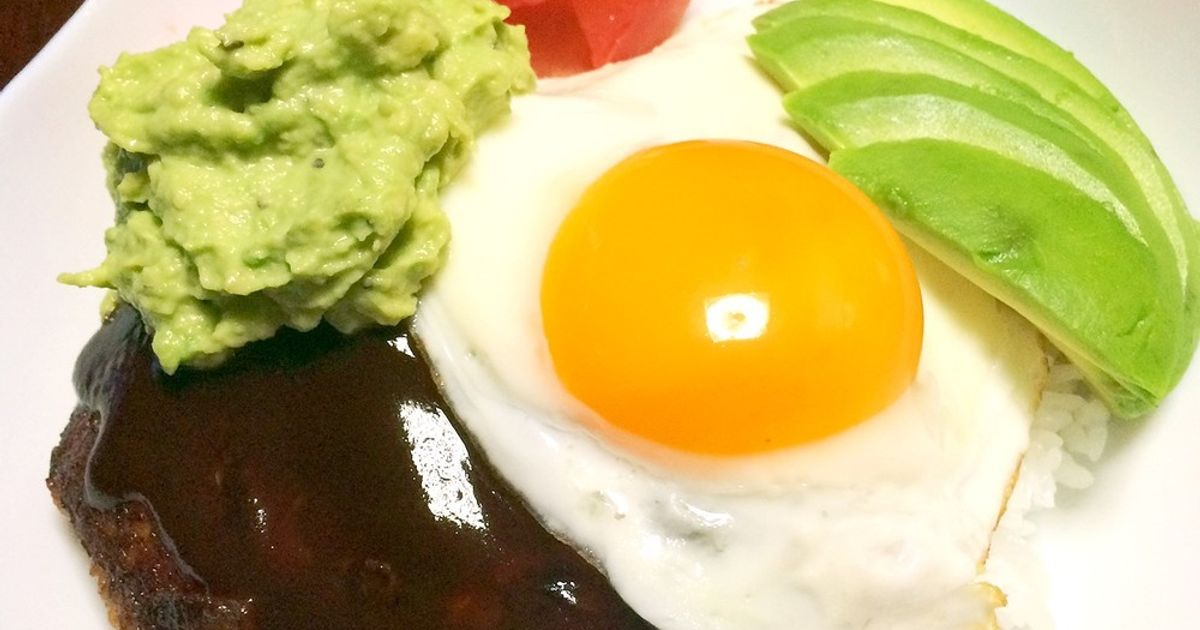 ソース＆トッピング☆Wアボカドロコモコ丼 by ステルトミチル