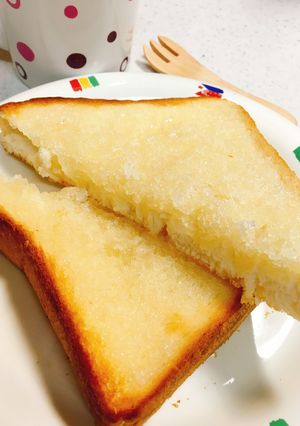 はちみつシュガー＊カリカリトースト-レシピのメイン写真