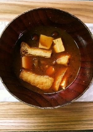 なめこと豆腐のおみそ汁-レシピのメイン写真